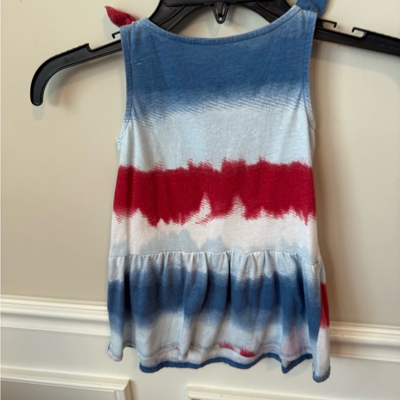 Girls Tie-Dye dress - Red and Blue size 2T - Picture 3 of 3